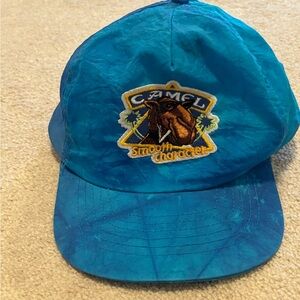 Vintage Joe Cool Camel Cigarettes Smooth 90s SnapBack Hat Logo Cap